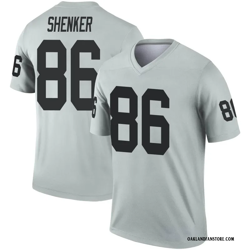 John Samuel Shenker Women's Nike White Las Vegas Raiders Custom Game Jersey Size: Extra Large