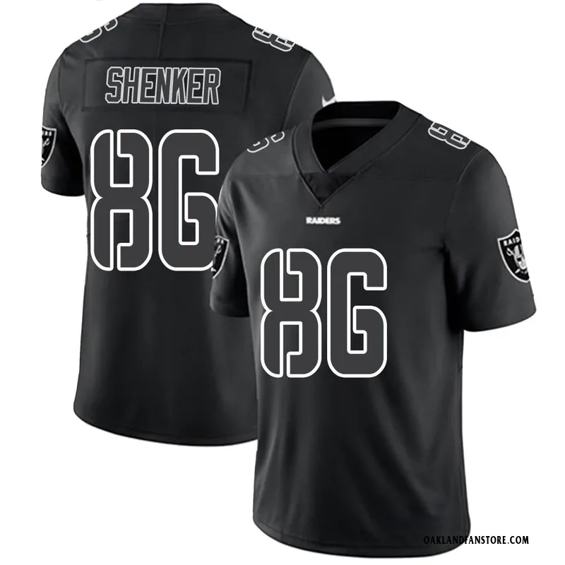 John Samuel Shenker Women's Nike White Las Vegas Raiders Custom Game Jersey Size: Extra Large