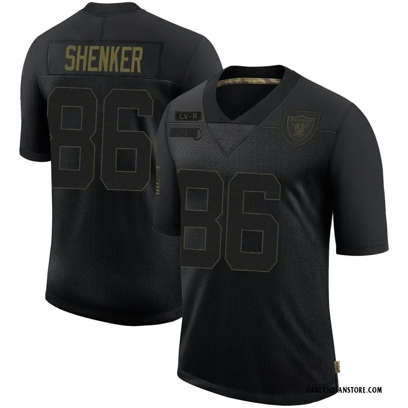 John Samuel Shenker Women's Nike White Las Vegas Raiders Custom Game Jersey Size: Extra Large