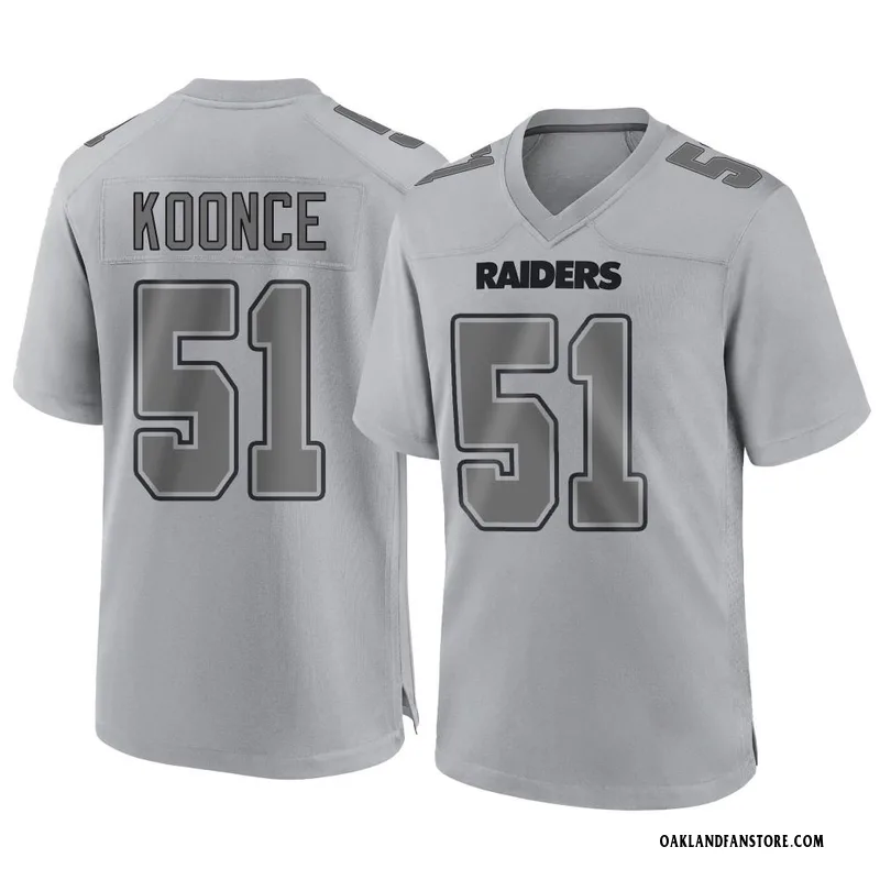 Malcolm Koonce Men's Nike White Las Vegas Raiders Custom Game Jersey Size: Extra Large