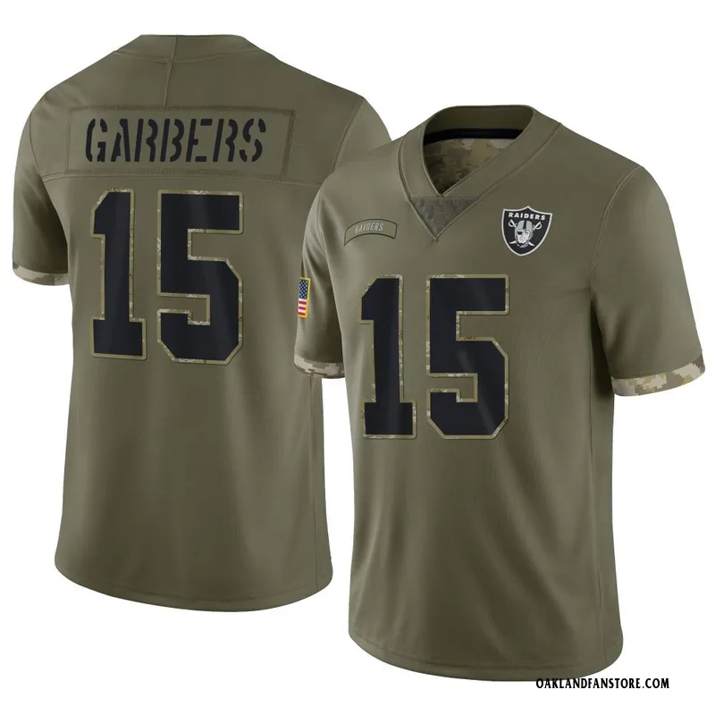 Chase Garbers Las Vegas Raiders Youth Legend Olive Salute to Service T-Shirt