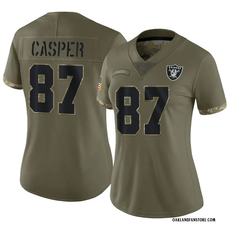 Dave Casper Las Vegas Raiders Men's Legend White Color Rush T-Shirt