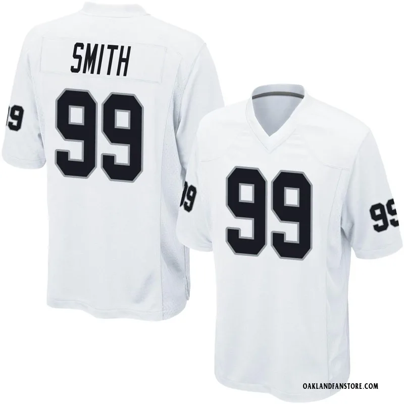 Aldon Smith Las Vegas Raiders Men's Legend White Color Rush, 40% OFF