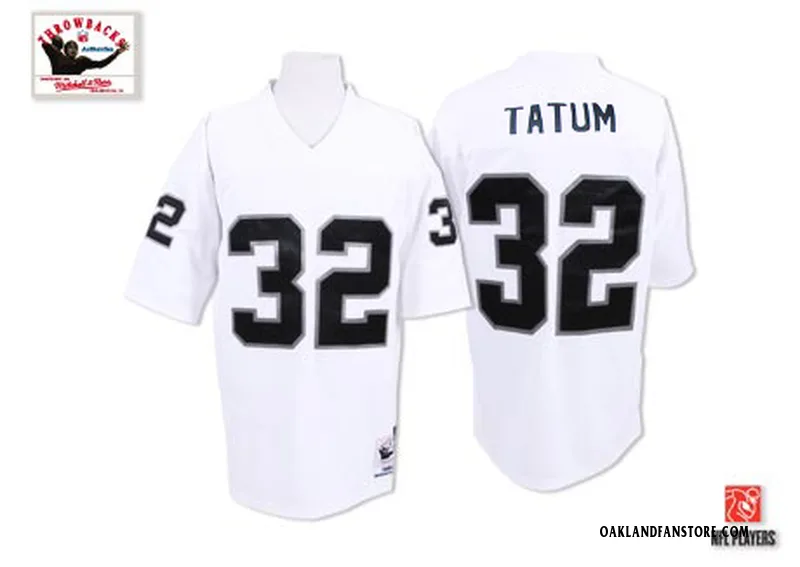 Jack Tatum Oakland White B/SL Jersey M-5XL Custom Sewn Stitched