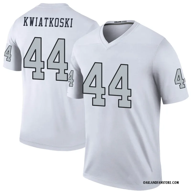 Men's Las Vegas Raiders Nick Kwiatkoski Nike Black Game Jersey