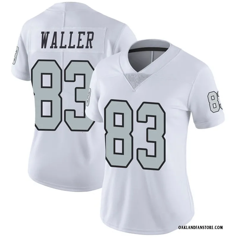 White Women's Darren Waller Las Vegas Raiders Limited Color Rush Jersey