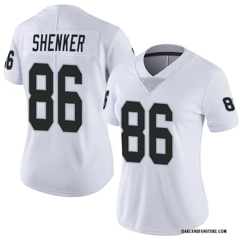 John Samuel Shenker Women's Nike White Las Vegas Raiders Custom Game Jersey Size: Extra Large