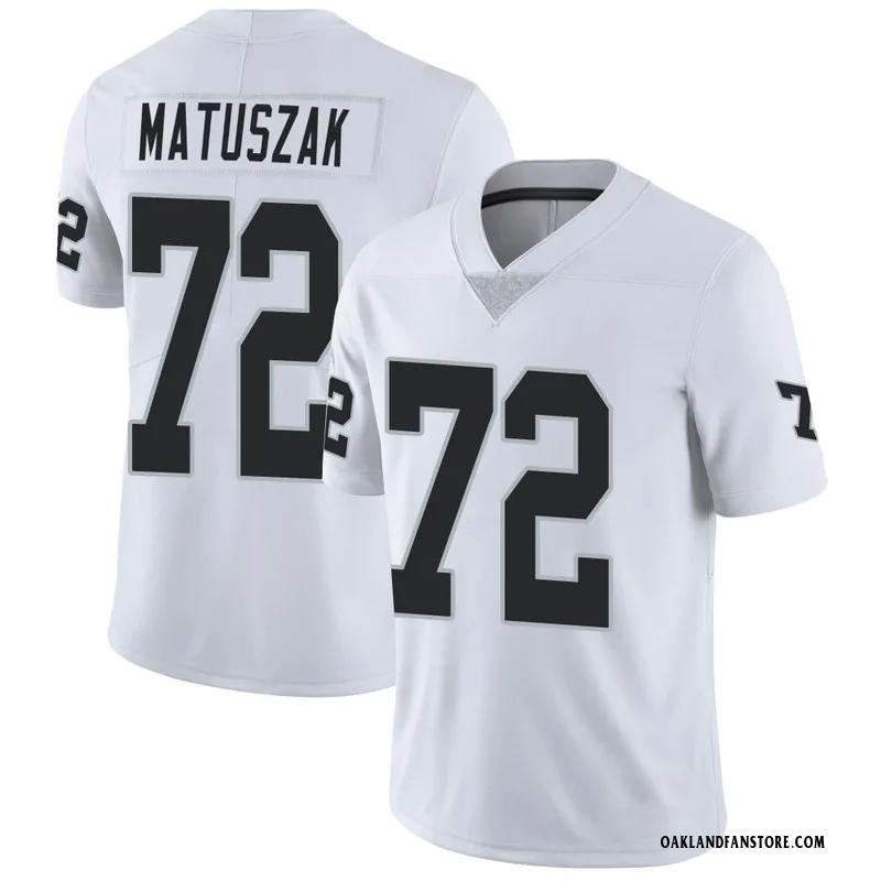 JOHN MATUSZAK #72 SEWN STITCHED WHITE AWAY JERSEY SB XI CHAMPS SIZE XL